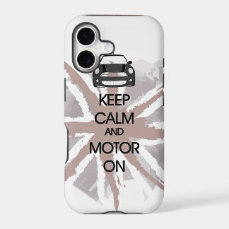 Funda para iPhone MINI Cooper Keep Calm and Motor