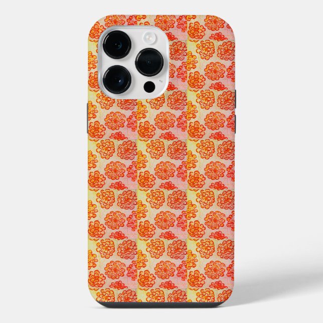 Funda Para iPhone Mini Marigoles (Reverso )