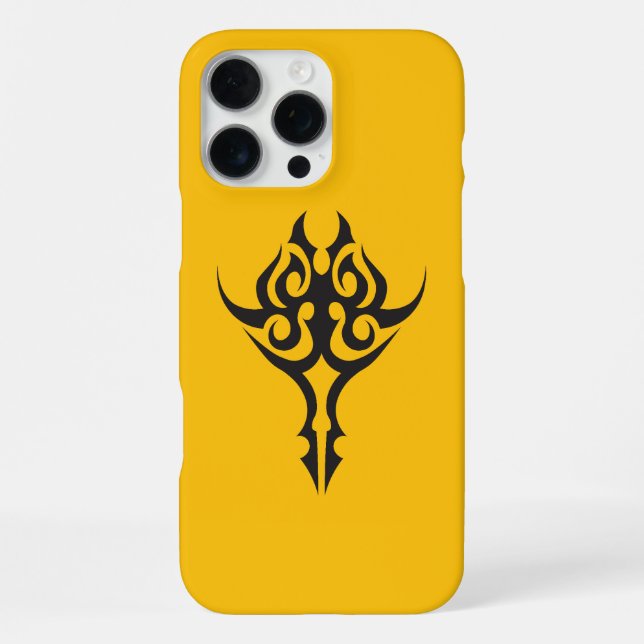 Funda Para iPhone Minimal Black Ink Tattoo Style Artwork (Reverso )