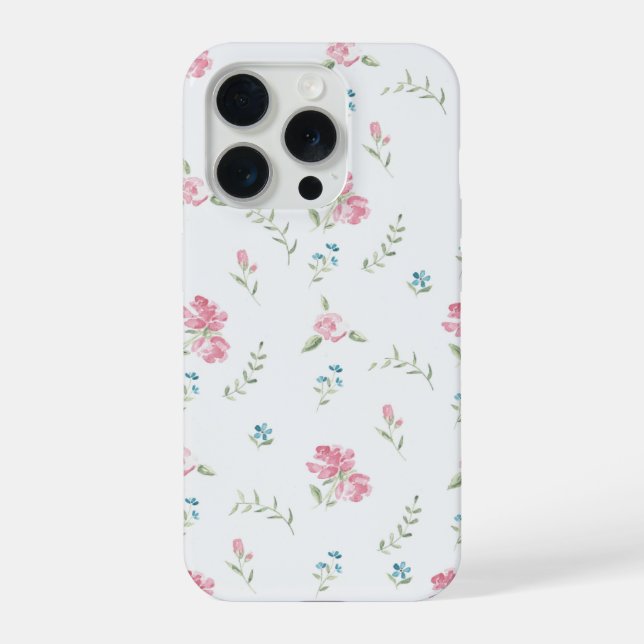 Funda Para iPhone Minimal Custom Floral Photo (Reverso )