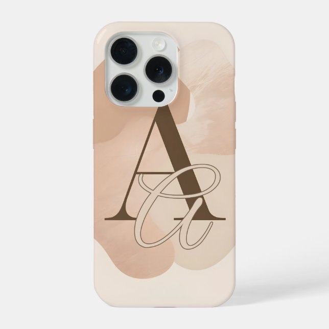 Funda Para iPhone Minimal Letter A Phone Case – Modern Initial Desig (Reverso )