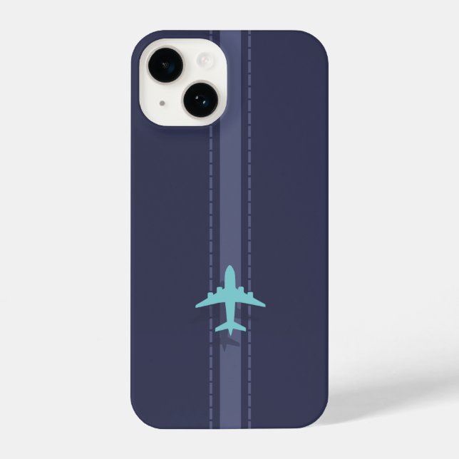 Funda Para iPhone Minimalist plane themed (Reverso )