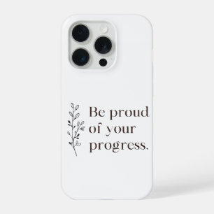 Funda para iPhone minimalista Esté Orgulloso de su