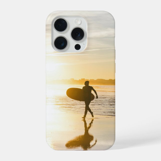 Funda para iPhone Minimalista Horizonte de Atardec (Reverso )