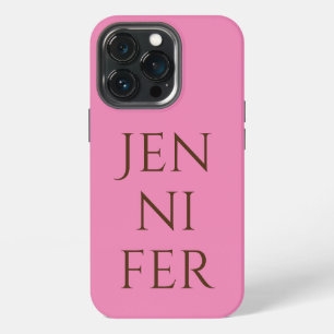 Funda Para iPhone 13 Pro Minimalista profesional añada su nombre