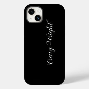Funda Para iPhone 14 Plus Minimalista Profesional Nombre Personalizado