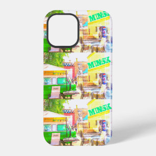 Funda Para iPhone 12 Pro Minsk Bielorrusia Arquitectura Graffiti Área