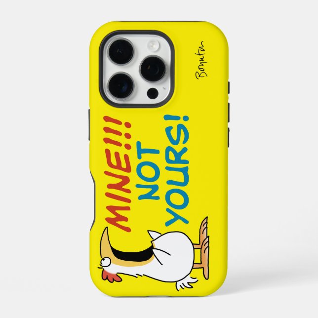 FUNDA PARA iPhone ¡MÍO! ¡NO TUYO! (Reverso )
