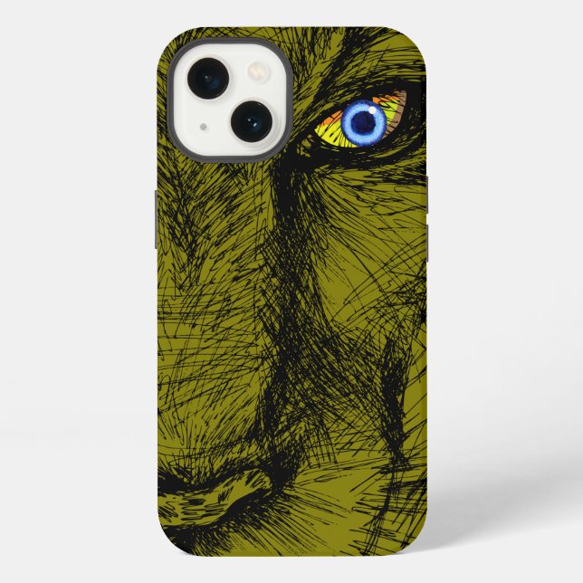 Funda Para iPhone Mirada del Tigre (Reverso )