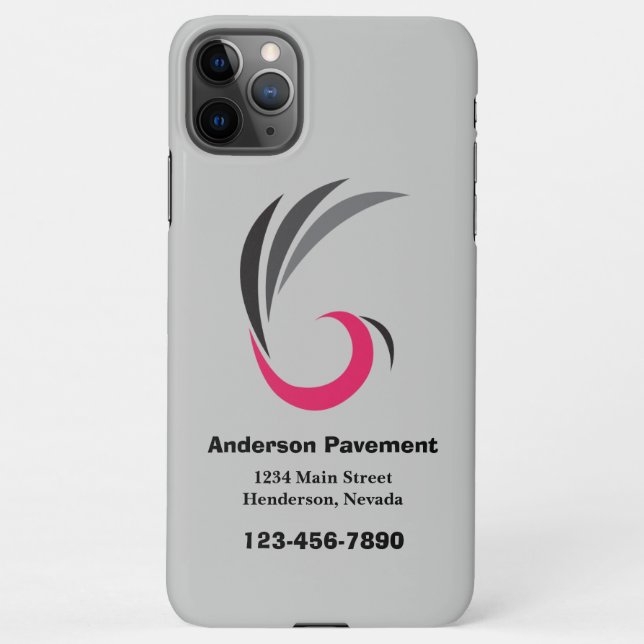 Funda Para iPhone Mobile de negocios (Reverso)