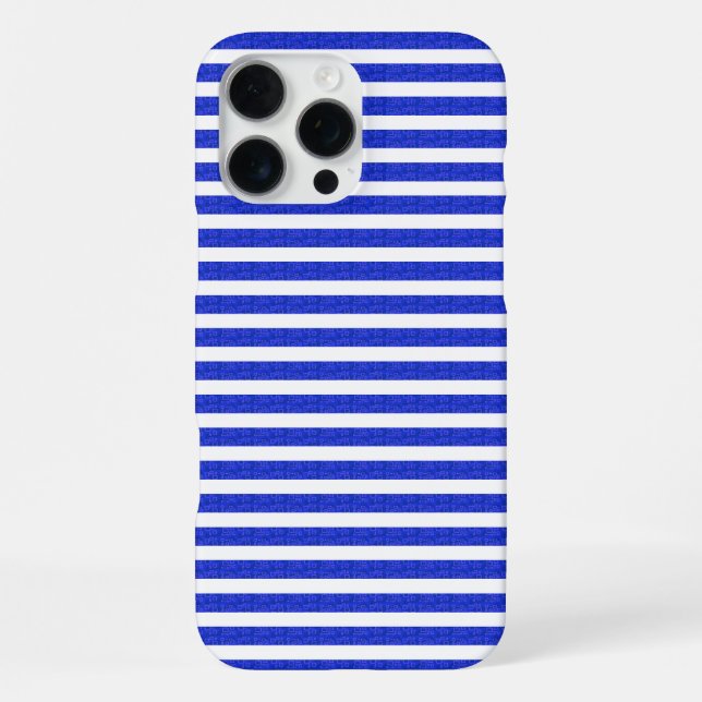 Funda Para iPhone Moda Azul Geométrico Popcorn Anime (Reverso )
