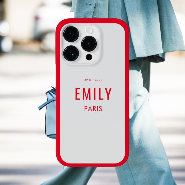 Funda Para iPhone Moda Belleza Roja / Marca de moda (Subido por el creador)