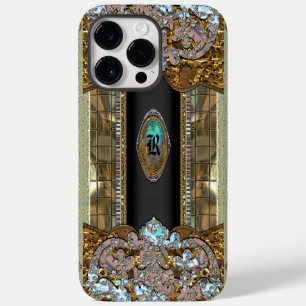 Funda Para iPhone 14 Pro Max Moda Coronellie Monograma elegante