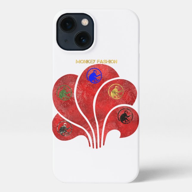 Funda Para iPhone Moda de mono (Reverso )