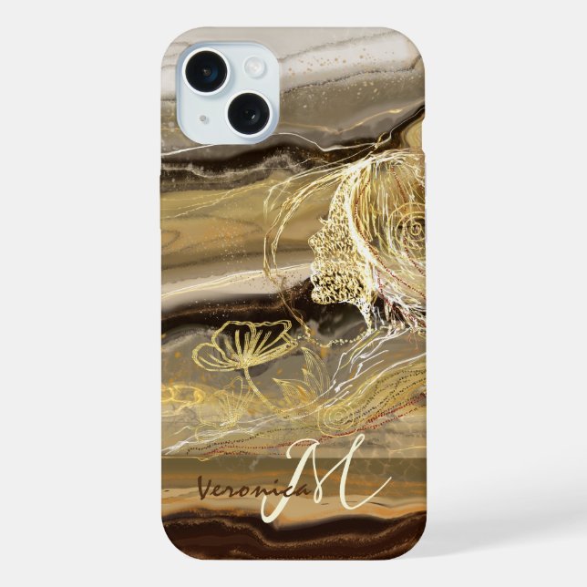 Funda Para iPhone Moda Elegante Mármol (Reverso )