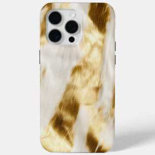 Moda Glam Oro Piel de vaca Blanco Oeste