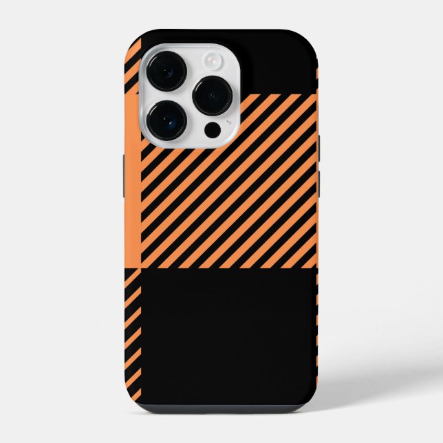 Funda Para iPhone Moda moderna a rayas (Reverso )