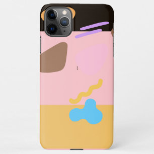 Funda Para iPhone 11Pro Max Moda Pincel rosa moderno iPhone 11 Pro Max Funda