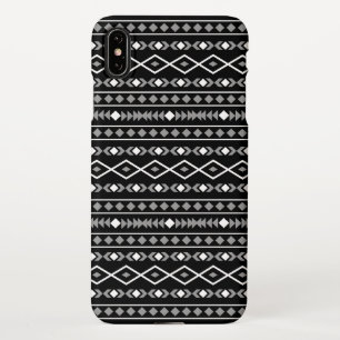Funda Para iPhone XS Max Modalidades aztecas Patrón Blanco gris