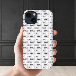 Modelo de logotipo de la empresa personalizado Rec<br><div class="desc">Este estuche para iPhone genial,  que incluye un patrón de logotipo personalizado,  sería ideal para sus necesidades personales y empresariales. Añade fácilmente tu propio logotipo haciendo clic en la opción "personalizar".</div>
