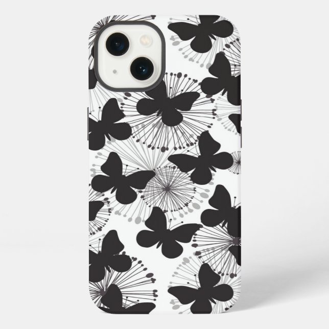 Funda Para iPhone modelo de una mariposa (Reverso )