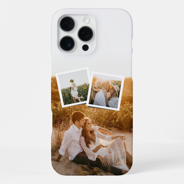 Funda Para iPhone Modern 3 Photo Layout Custom  (Reverso )