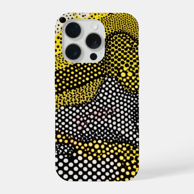 Funda Para iPhone Modern Abstract Dot Pattern  (Reverso )
