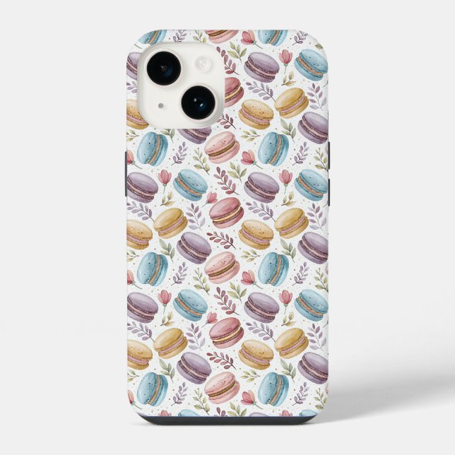 Funda Para iPhone Modern Fun Sweet Macaroons (Reverso )