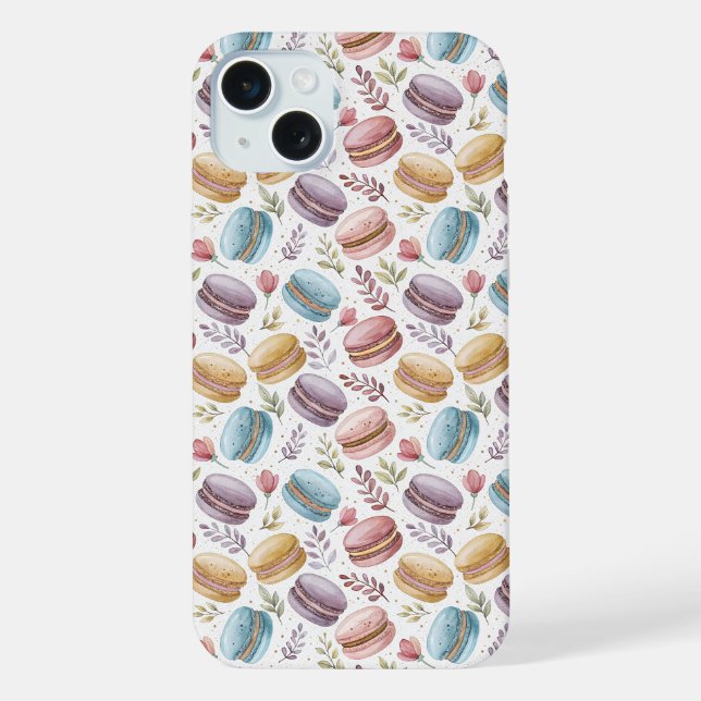 Funda Para iPhone Modern Fun Sweet Macaroons (Reverso )