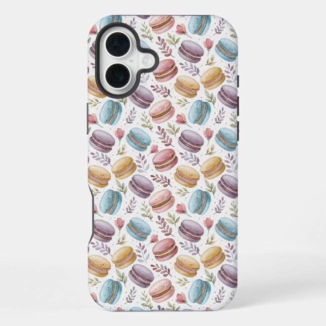 Funda Para iPhone Modern Fun Sweet Macaroons (Reverso )
