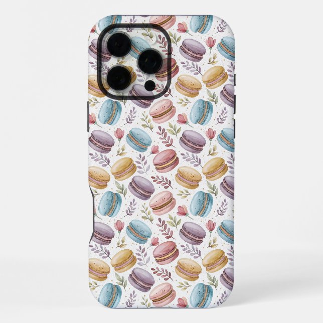Funda Para iPhone Modern Fun Sweet Macaroons (Reverso )