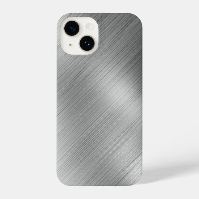 Funda Para iPhone Modern Grey Texture Template (Reverso )