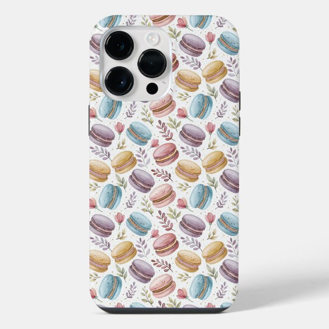 Funda Para iPhone Modern Macaroon Desserts (Reverso )