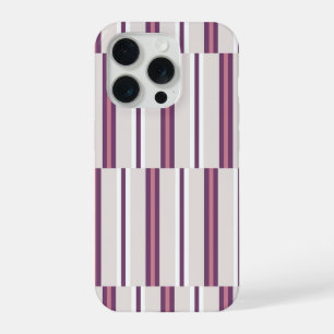 Modern Mauve and Plum Stripe