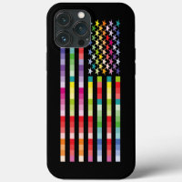 MODERN VERSION MULTICOLOR USA/EEUU FLAG MASANSER