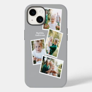 Funda Para iPhone 14 Moderna y elegante familia de fotografías multifam
