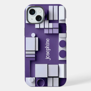 Moderna y elegante lavanda geométrica abstracta bl