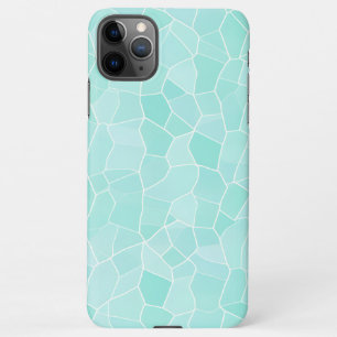 Funda Para iPhone 11Pro Max Moderno Cyan Geometric Stylish Simple