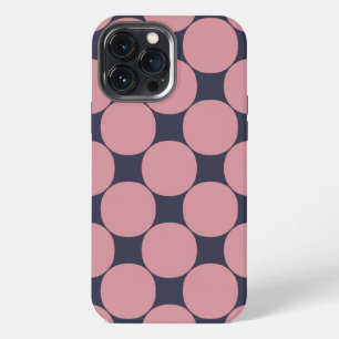 Funda Para iPhone 13 Pro Max Moderno elegante con lunares rosados