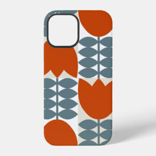 Funda Para iPhone 12 Moderno geométrico abstracto con flores estilizada