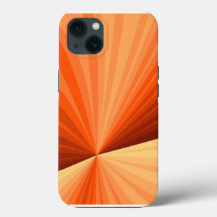 Moderno Gráfico Fractal Abstracto Naranja Rojo Vai