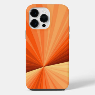 Funda Para iPhone 14 Pro Max Moderno Gráfico Fractal Abstracto Naranja Rojo Vai