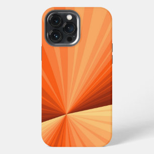 Funda Para iPhone 13 Pro Max Moderno Gráfico Fractal Abstracto Naranja Rojo Vai