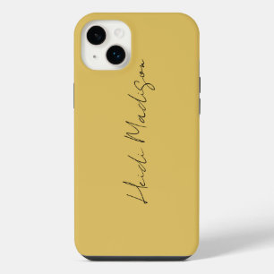 Funda Para iPhone 14 Plus Moderno y elegante llano simple caligrafía de colo