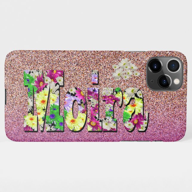 Funda Para iPhone Moira, Chicas Con Daisies, (Reverso horizontal)