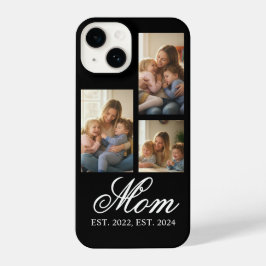 Funda Para iPhone 14 Mom Established Black Elegant Script 3 Photo