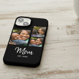 Funda Para iPhone 14 Mom Established Modern Script Black 3 Photo