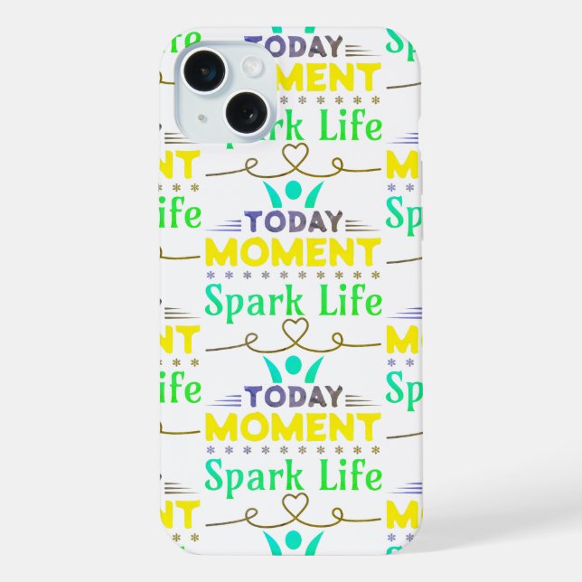 Funda Para iPhone Momento Hoy, Despierta la Vida (Reverso )