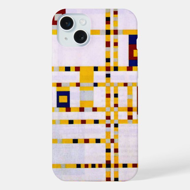 Funda Para iPhone Mondrian - Broadway Boogie Woogie (Reverso )