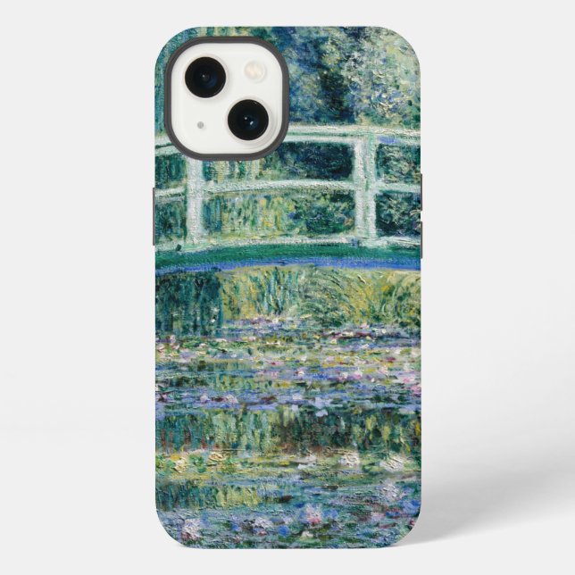 Funda Para iPhone Monet - Nenúfares y puente japonés, (Reverso )